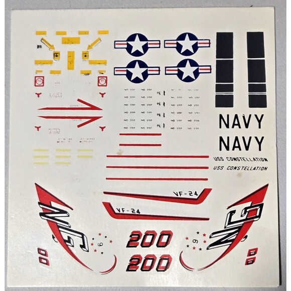 VTG Grumman F-14A Tomcat US Navy Fighter USS Constellation 1:72 Model Kit 1987 - Picture 5 of 8